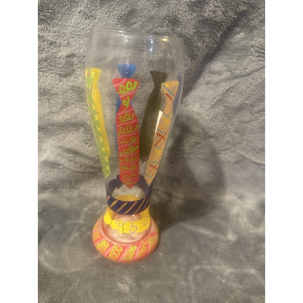 Lolita Fathers Day Not Another Mens Dad‎ Neck Tie Beer Pilsner Glass